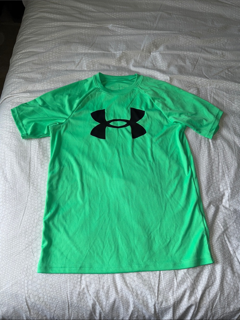 Under Armour Neon Green Performance Logo Tee